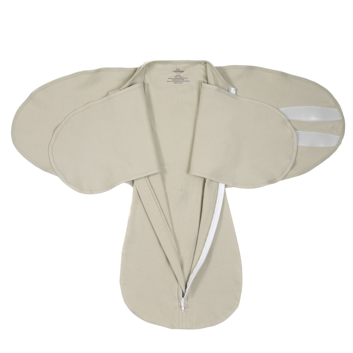 "LullaBaby Swaddle in Desert Sage color, perfect newborn sleep solution