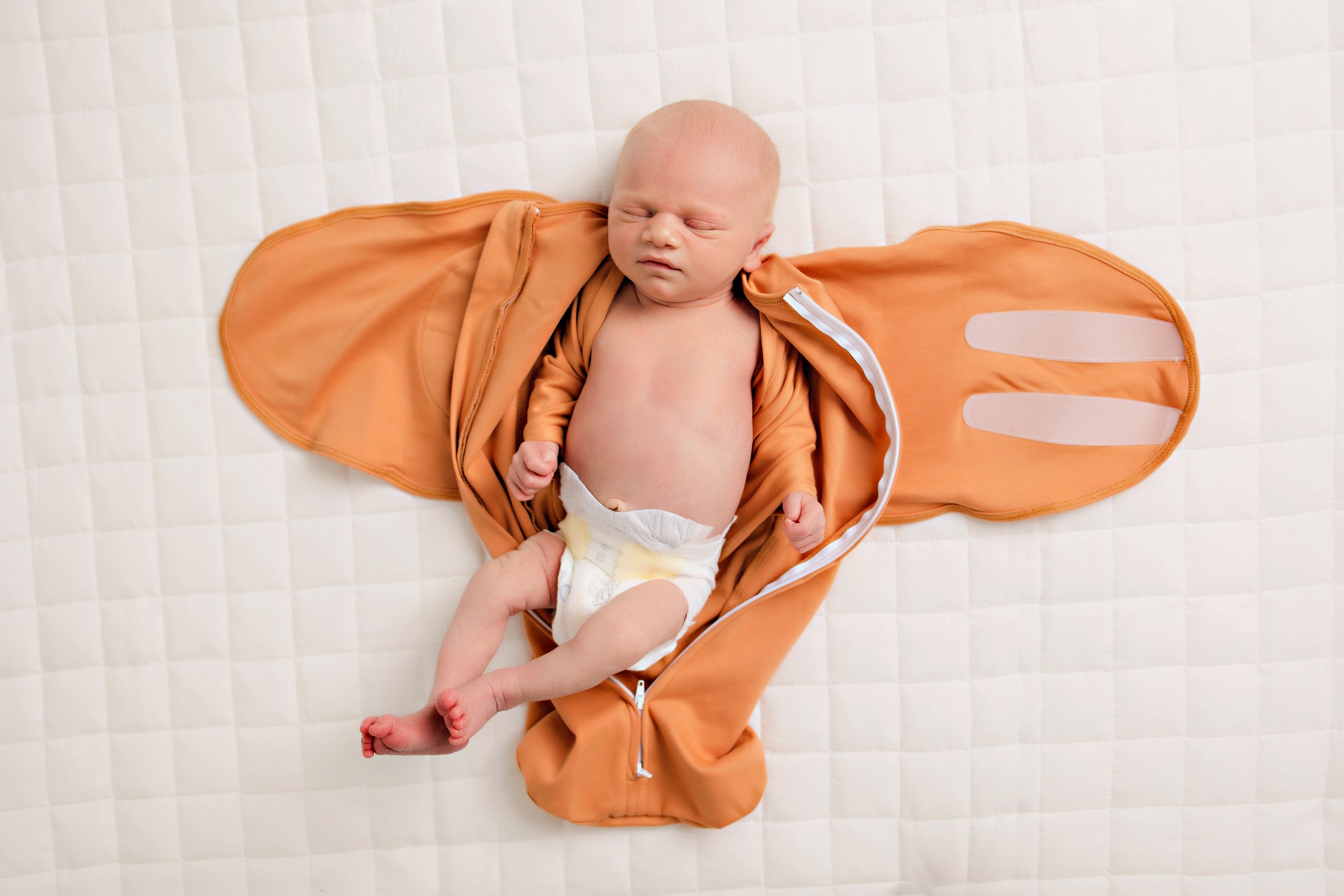 LullaBaby Double Dream Swaddle – Dual Winged Design for Double the Dreams, Sandstone