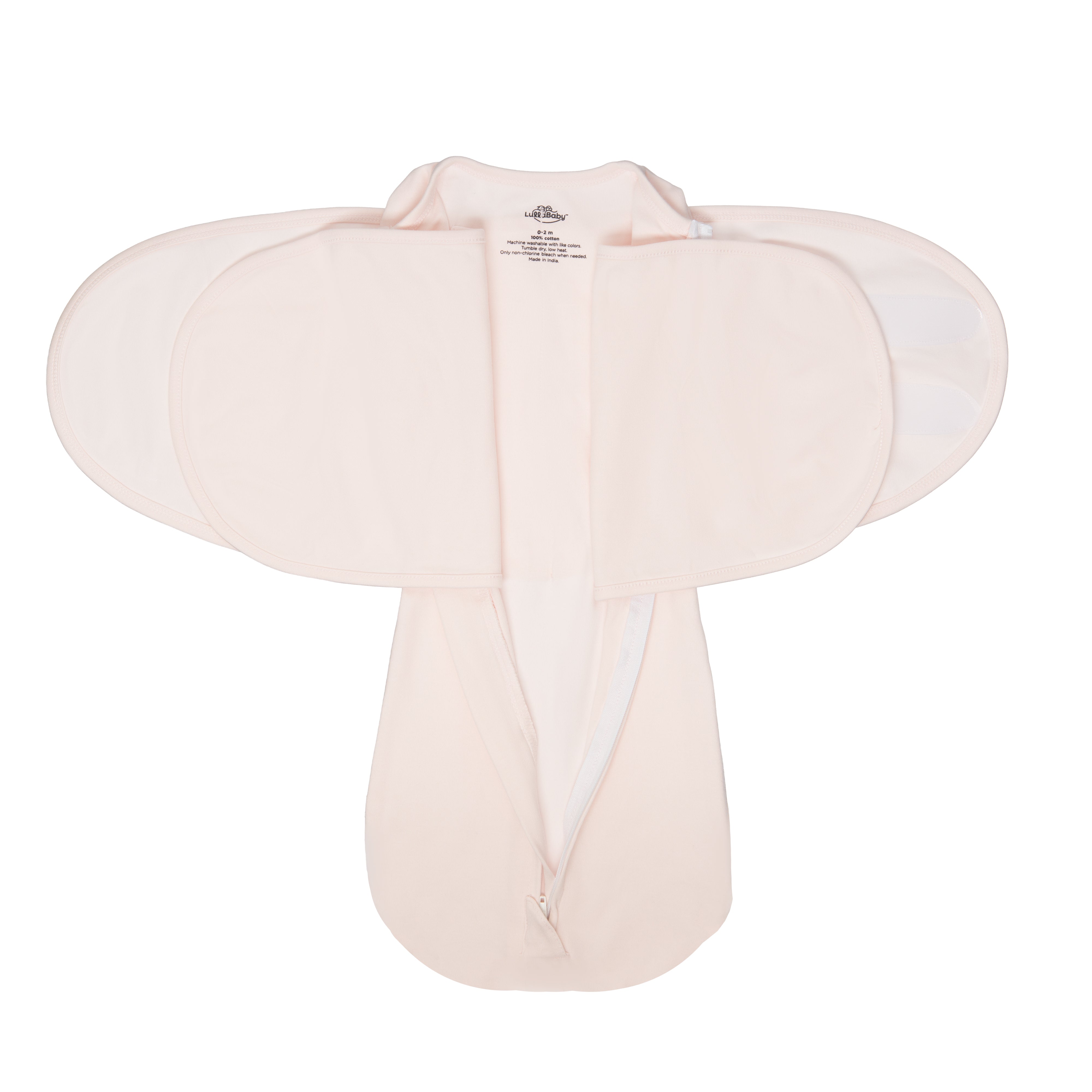 LullaBaby Double Dream Swaddle – Dual Winged Design for Double the Dreams, Primrose Pink