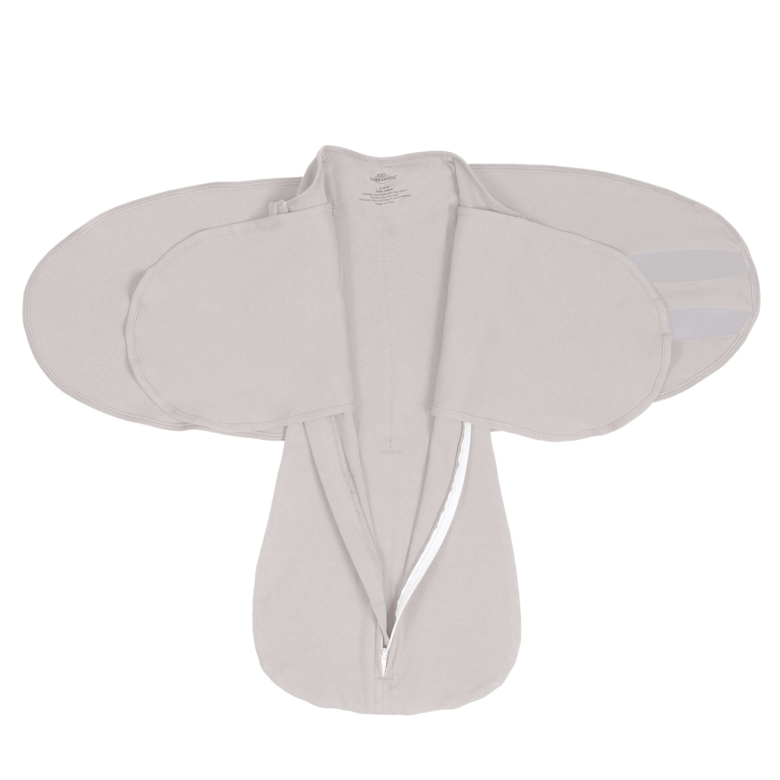 LullaBaby Double Dream Swaddle – Dual Winged Design for Double the Dreams, White Sand